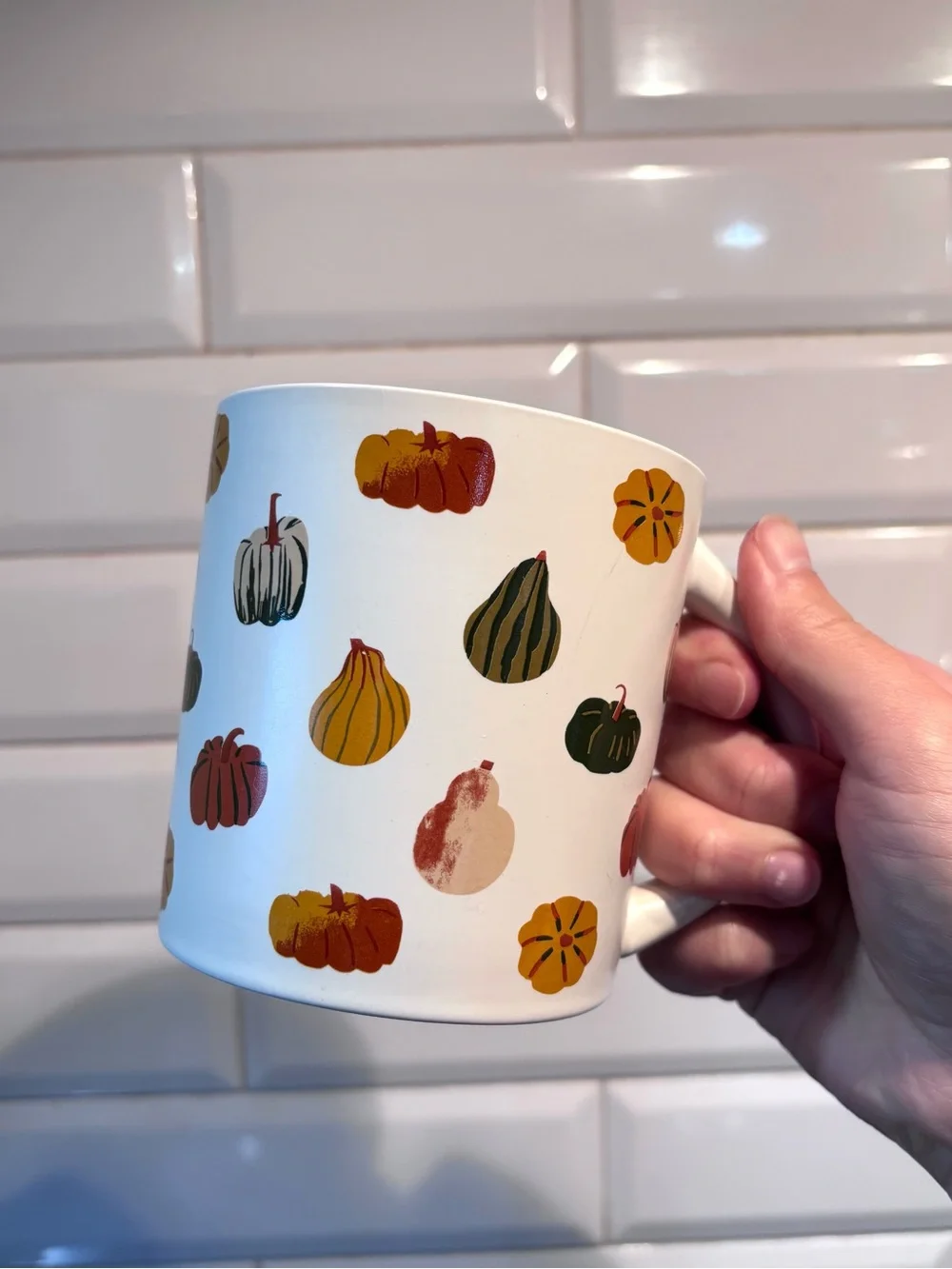 Autumn pumpkin coffee mug